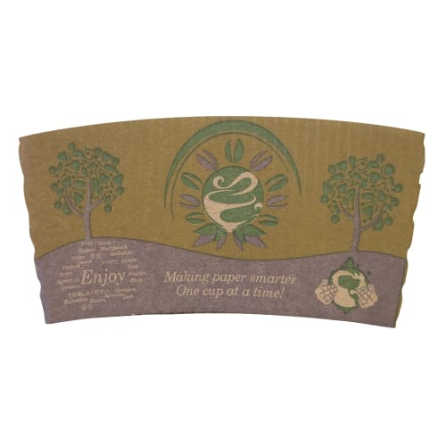 Non Logo Hot Cup Sleeve Fits 10-12oz Cups